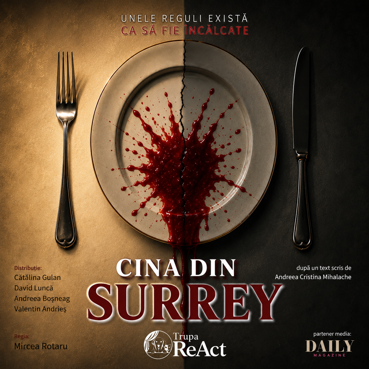 Afiș pentru Cina din Surrey - Premieră