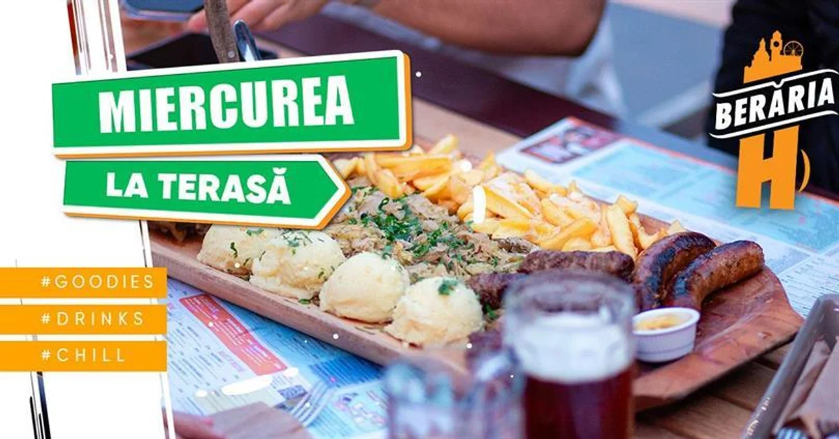 Afiș pentru Miercurea la Terasă #ÎnParc