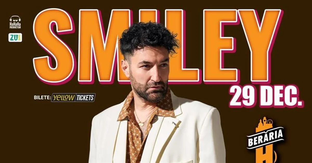 Afiș pentru SMILEY cântă la Berăria H pe 29 decembrie