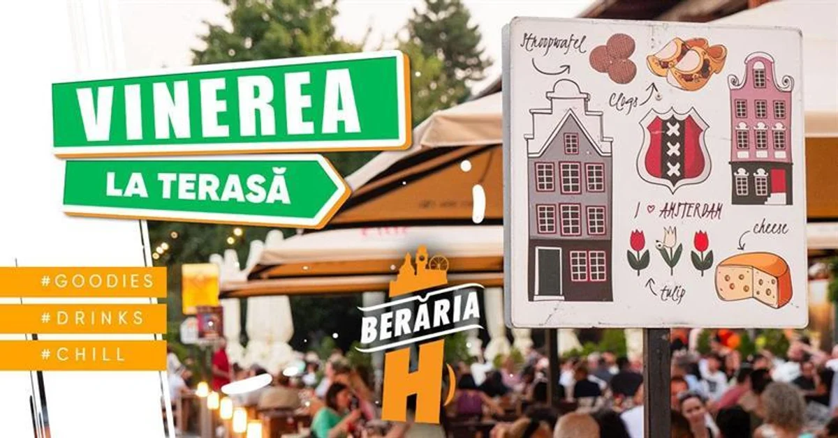 Afiș pentru Vinerea la Terasă #ÎnParc