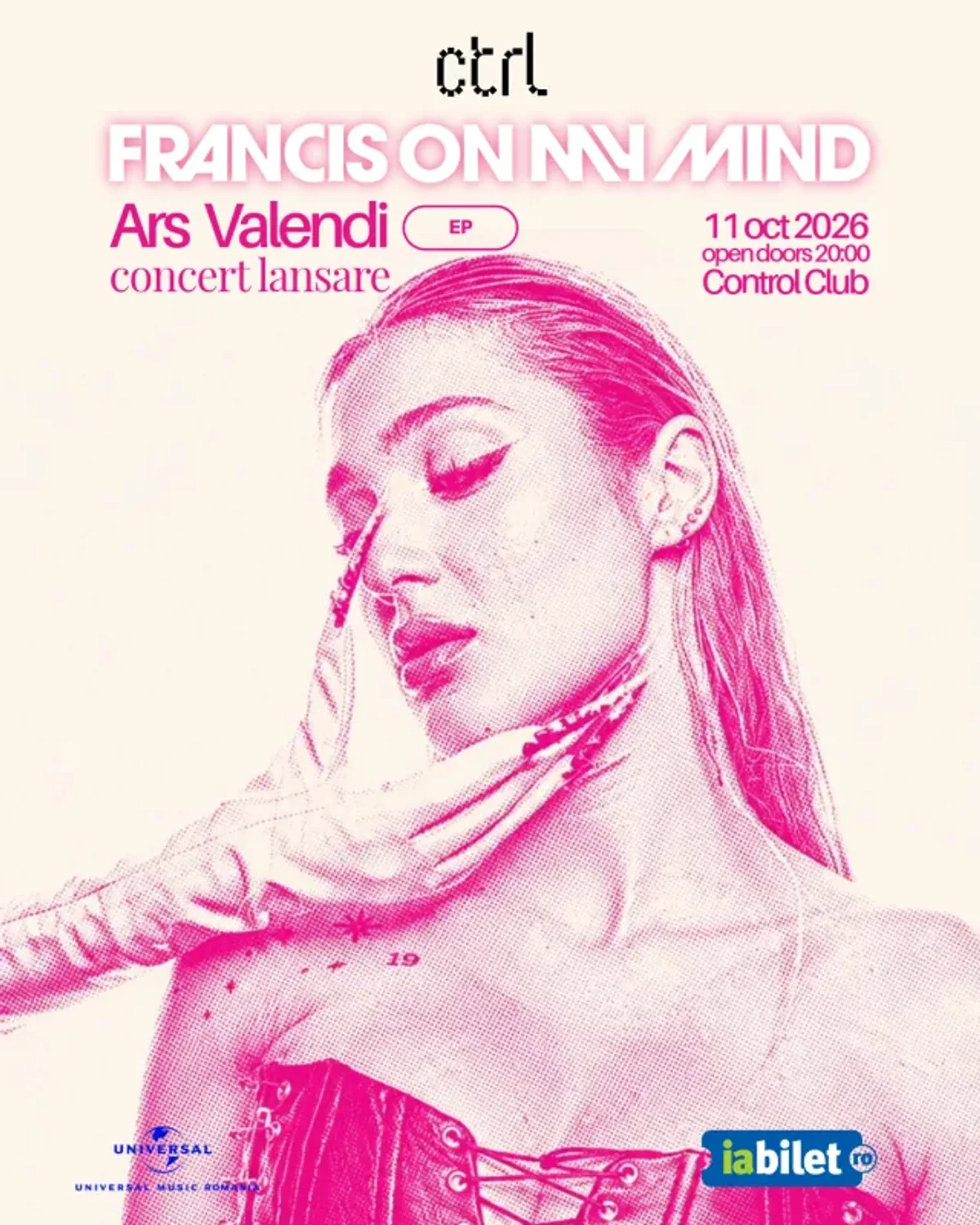 Afiș pentru LIVE: Francis On My Mind - Lansare album