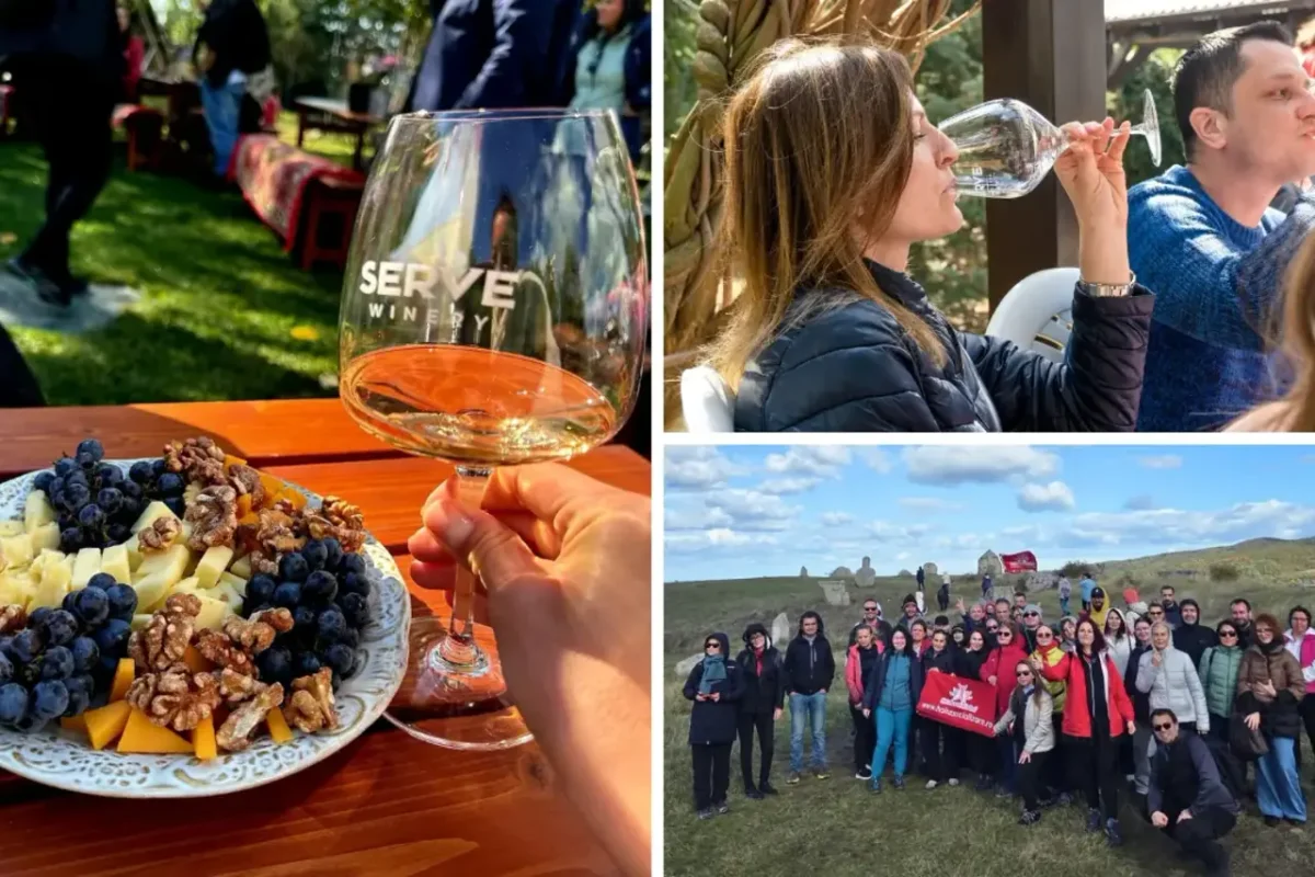 Afiș pentru Drumeție ușoară la Năeni și degustare de vin