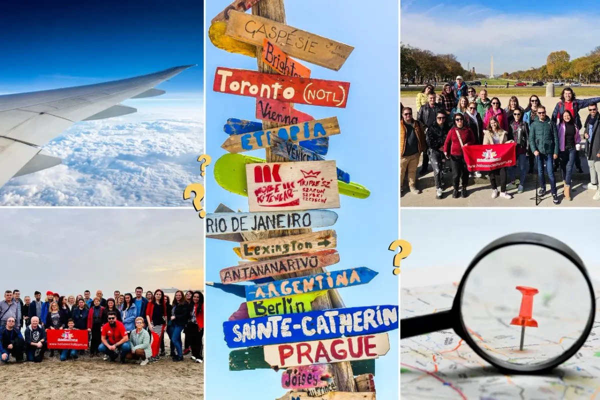 Afiș pentru Hai sa socializam in BLIND TRIP CU AVIONUL – Destinație surpriză! #1