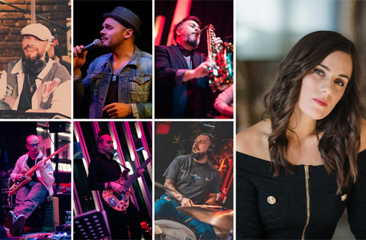 Afiș pentru Concert Groove Garden by Sorin Zlat feat. Robert Patai, invitată Irina Sârbu