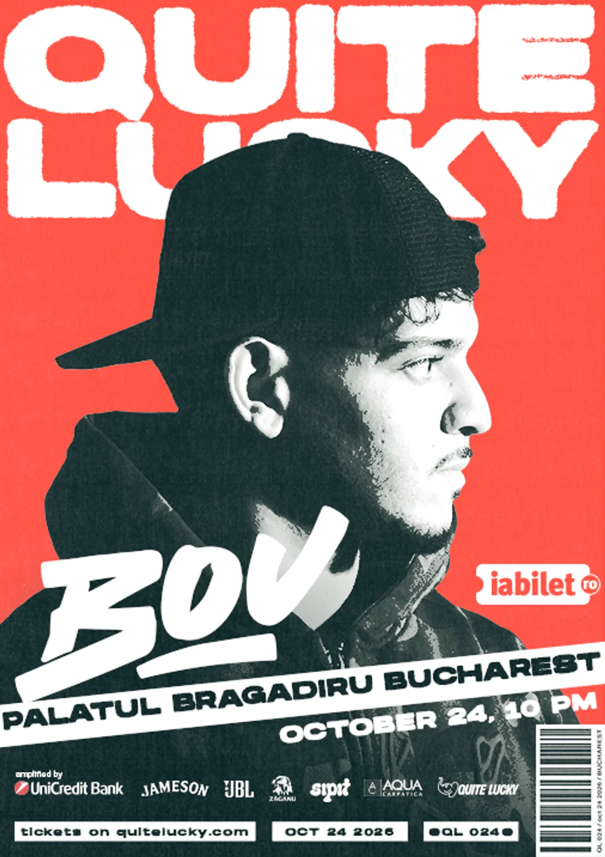 Afiș pentru Quite Lucky 024 la Palatul Bragadiru, București