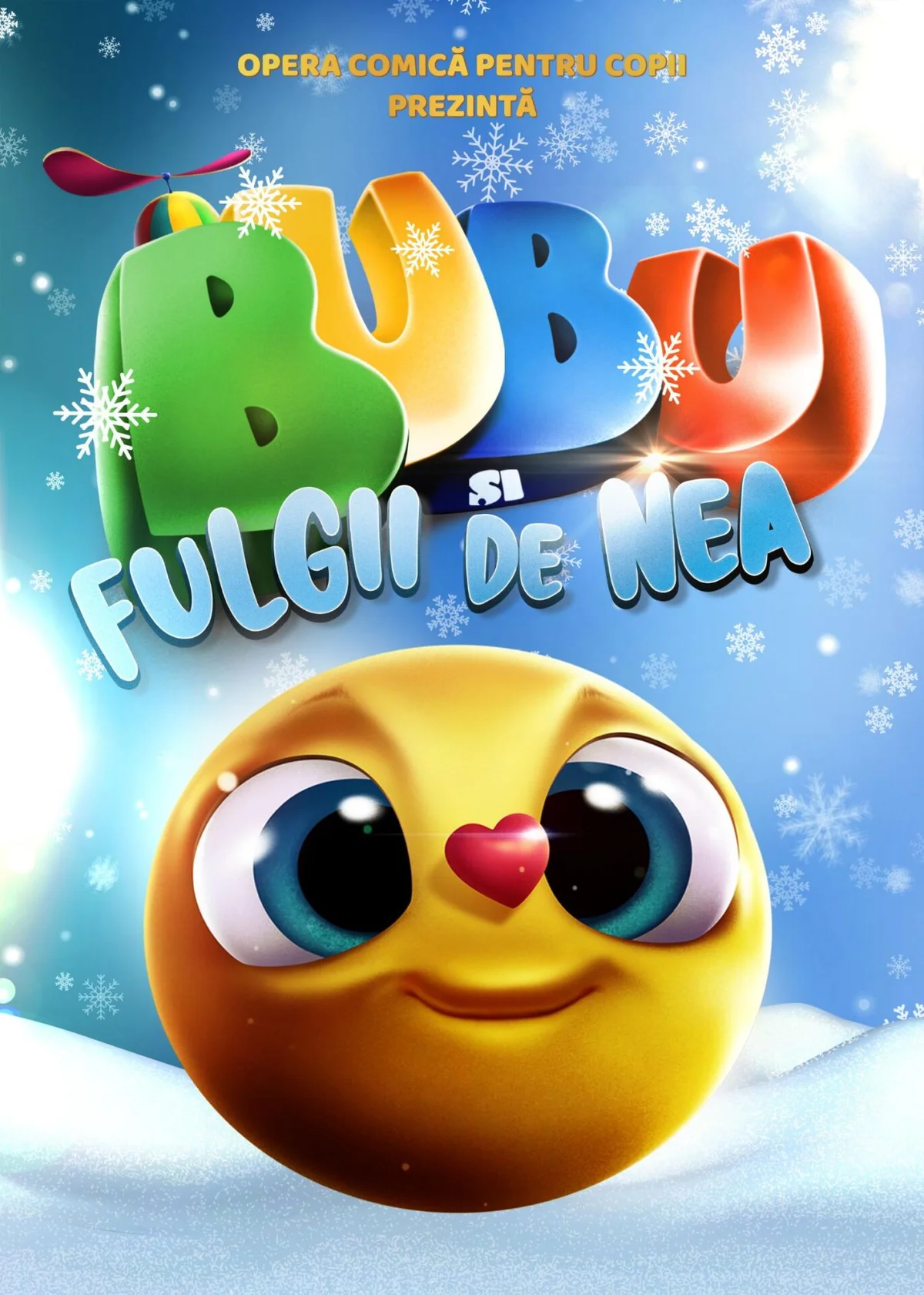 Afiș pentru Bubu și Fulgii de nea