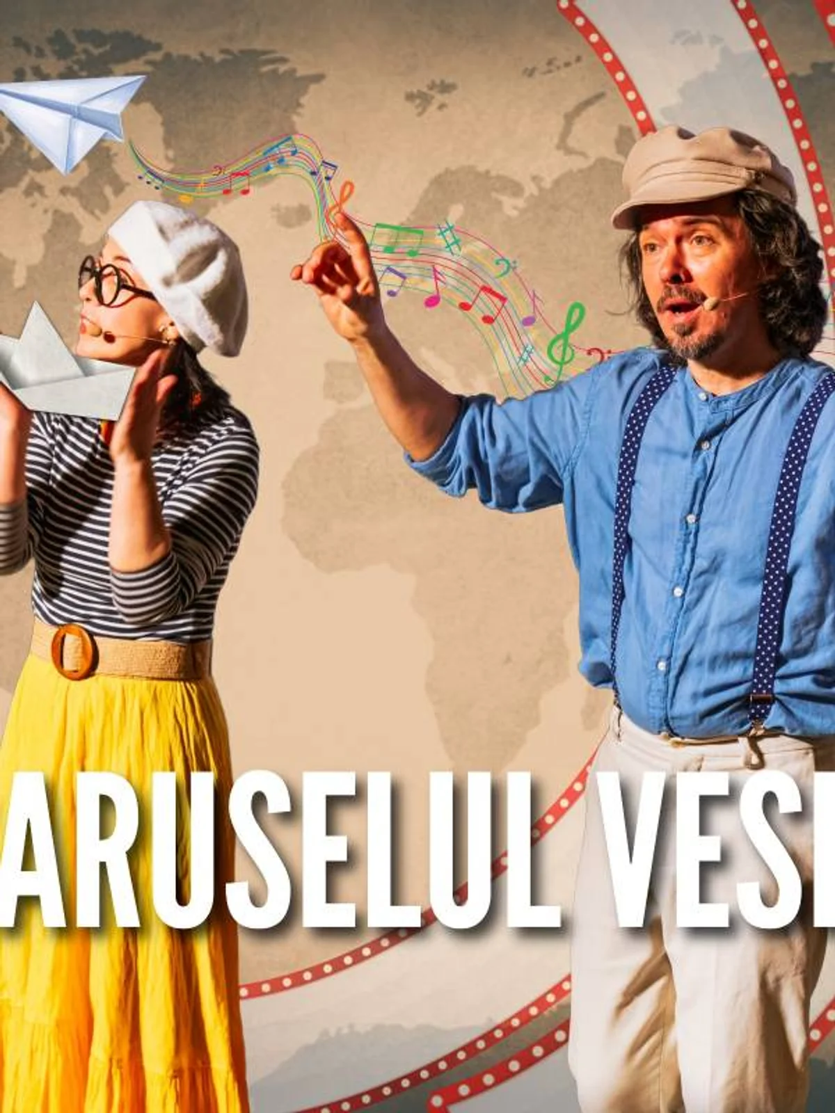 Afiș pentru Caruselul Vesel se învârte în jurul lumii – Japonia
