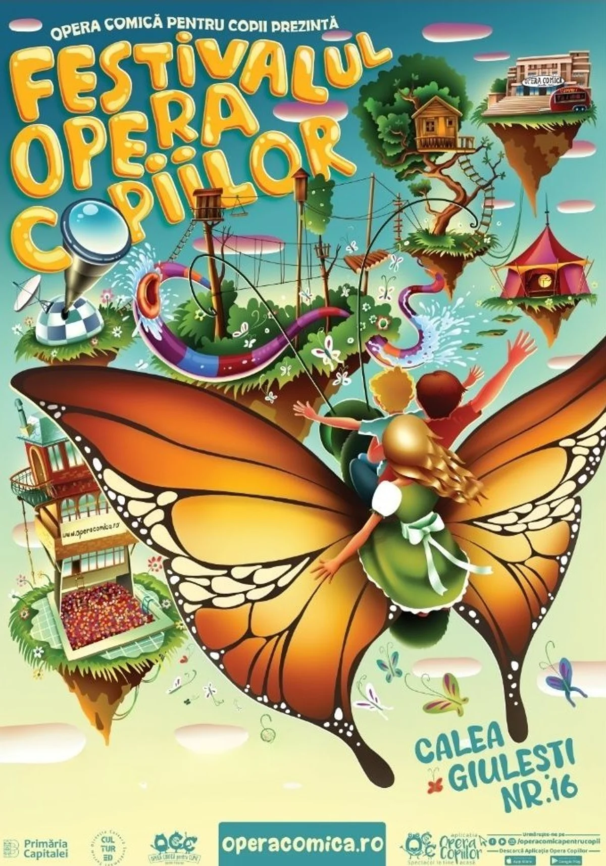 Afiș pentru Festivalul Opera Copiilor