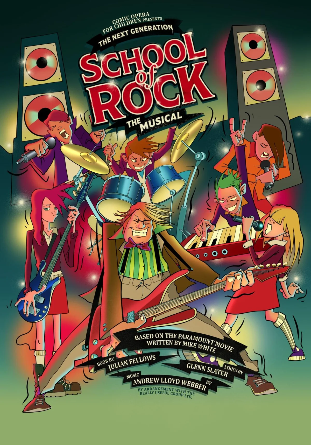 Afiș pentru School of Rock
