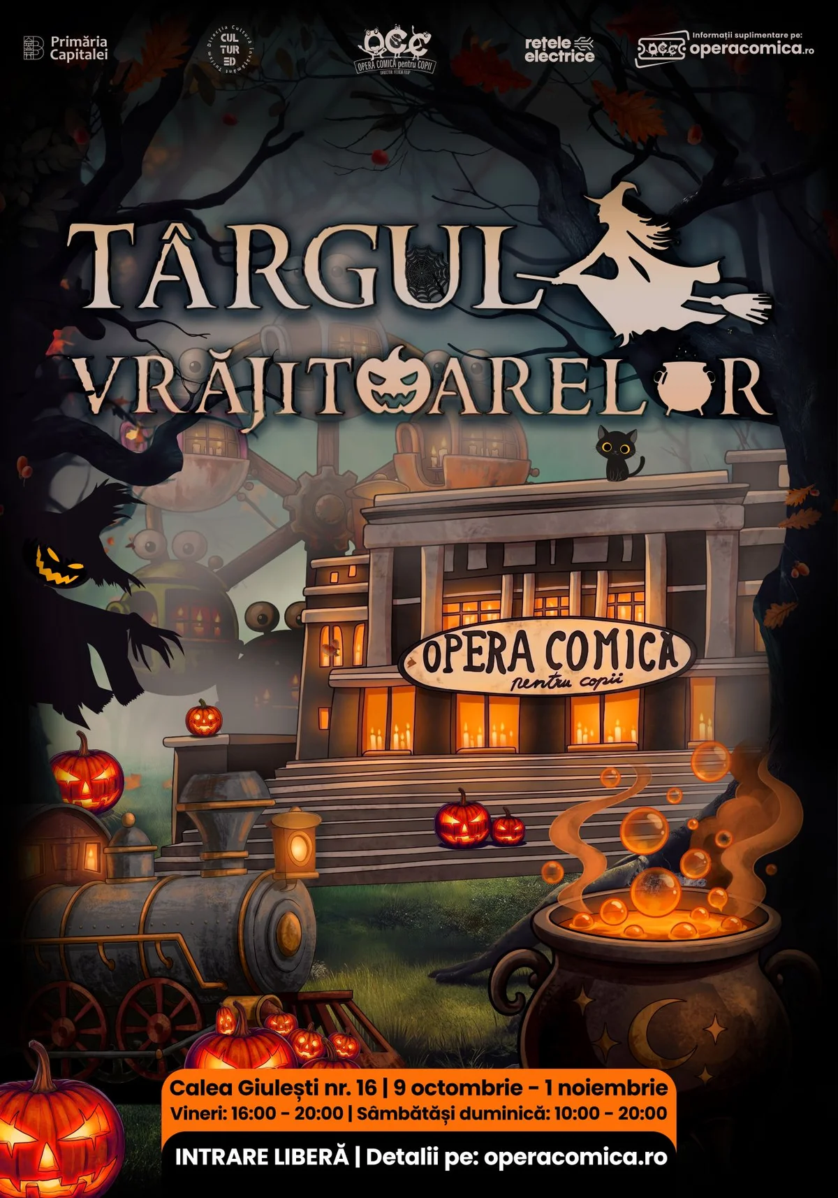 Afiș pentru Târgul Vrăjitoarelor