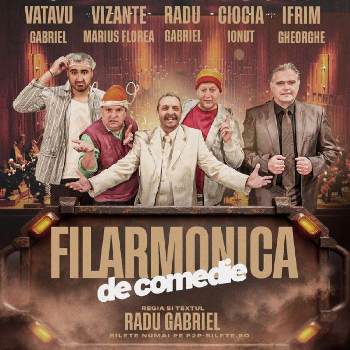 Afiș pentru Filarmonica de Comedie