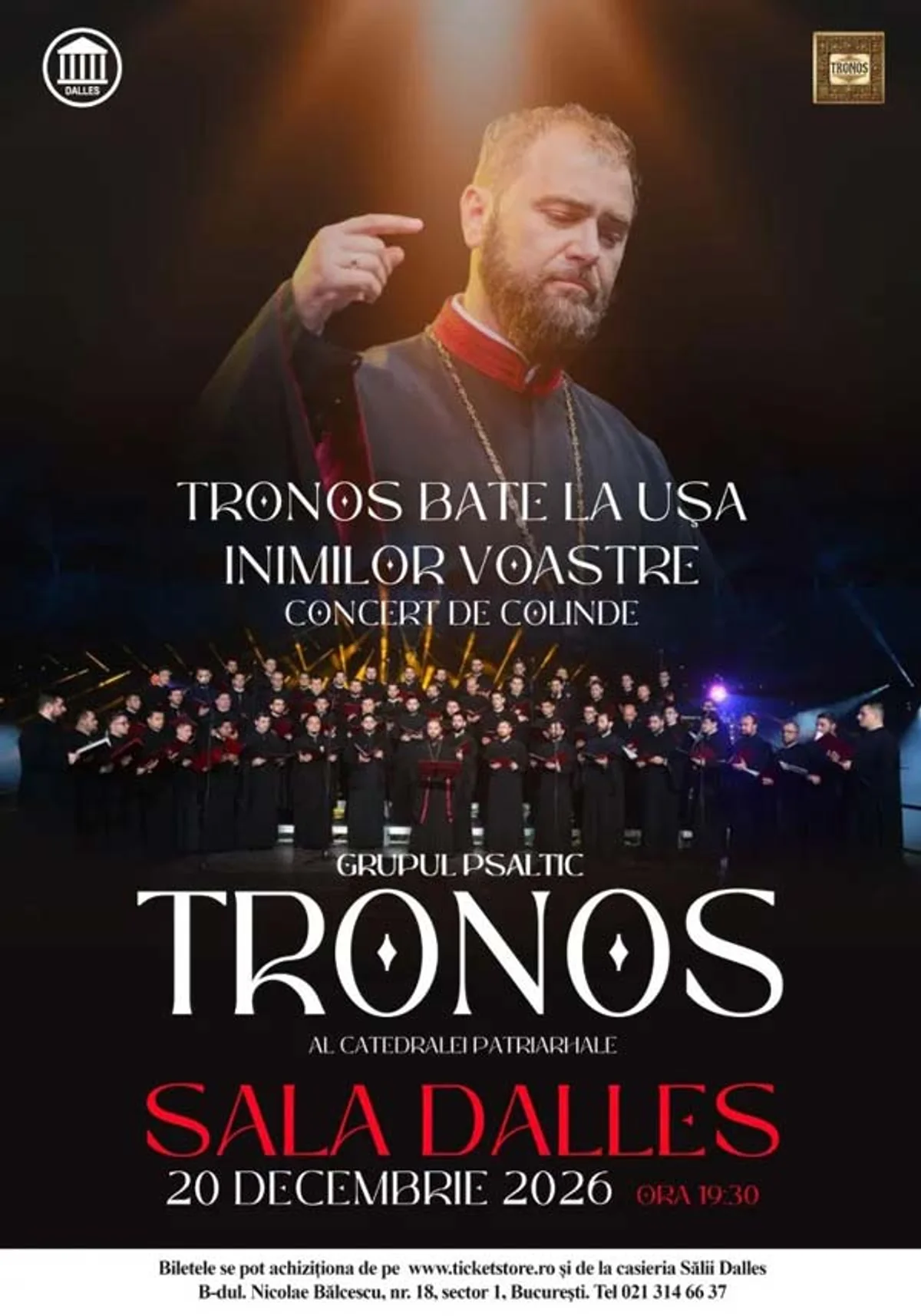 Afiș pentru Tronos bate la ușa inimilor voastre – Concert de colinde