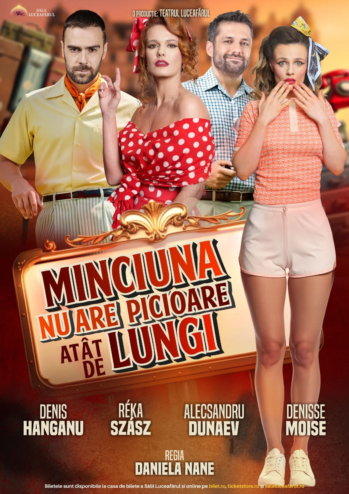 Afiș pentru Minciuna nu are picioare atât de lungi