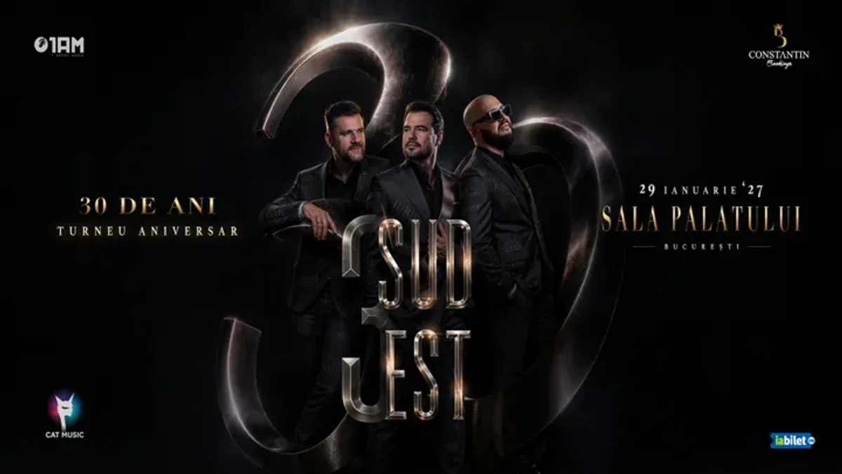 Afiș pentru 3 Sud Est – 30 de ani | Concert aniversar