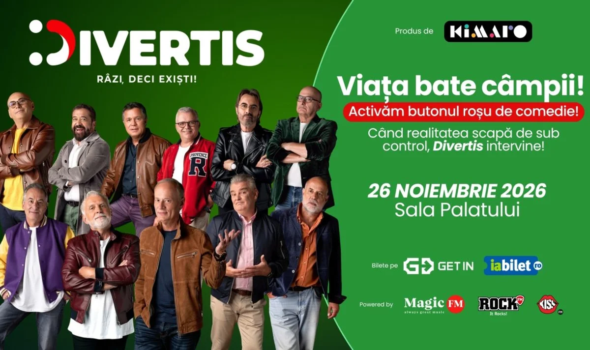 Afiș pentru Divertis – Viața bate câmpii