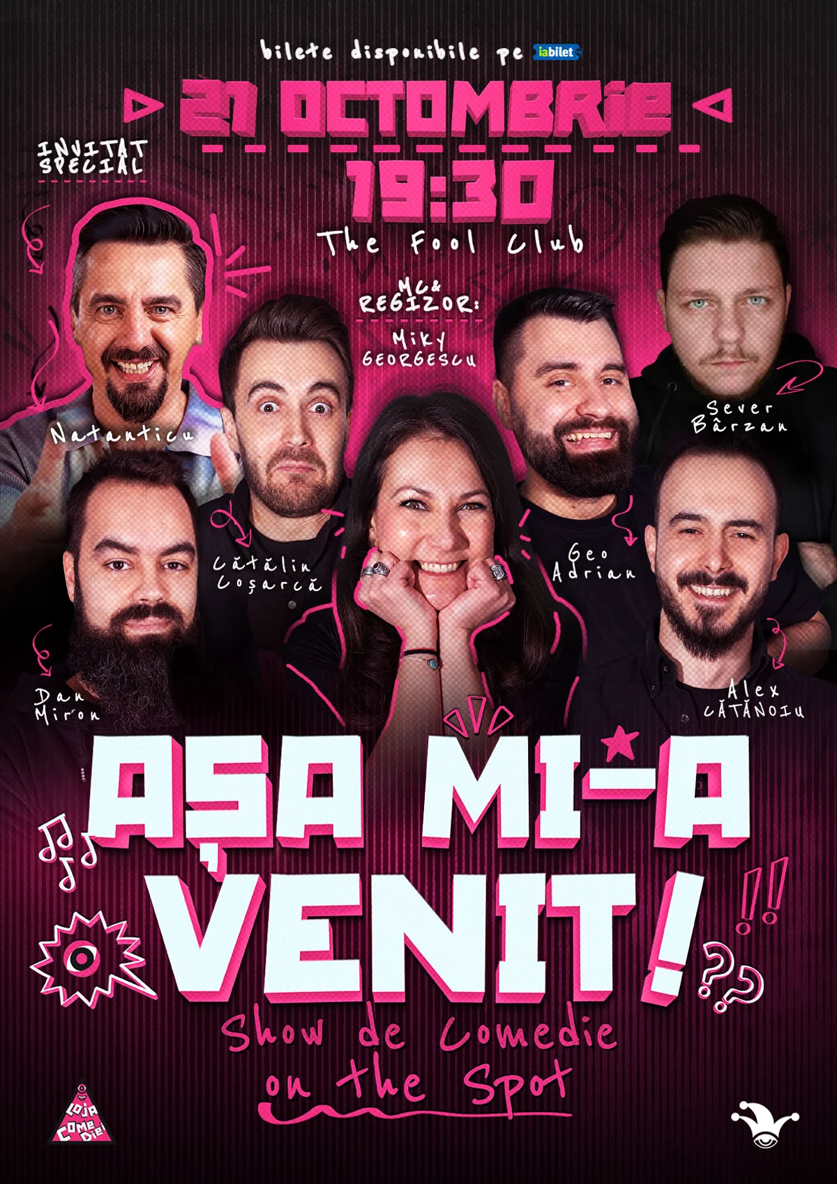 Afiș pentru The Fool: Așa mi-a venit! | Show de comedie on the spot