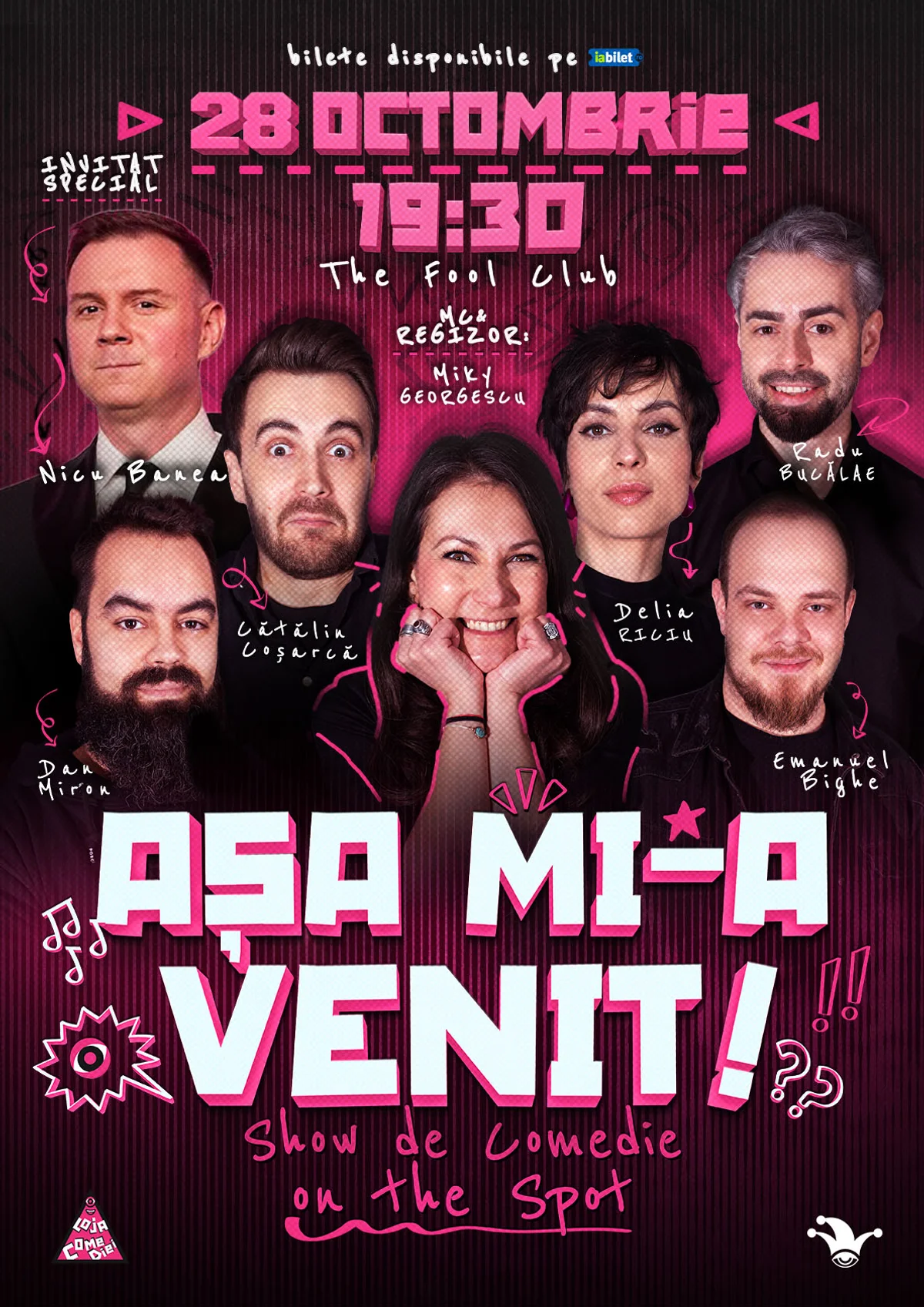 Afiș pentru The Fool: Așa mi-a venit! | Show de comedie on the spot