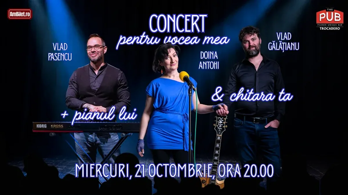 Afiș pentru Concert pentru Vocea Mea, Chitara Ta și Pianul Lui