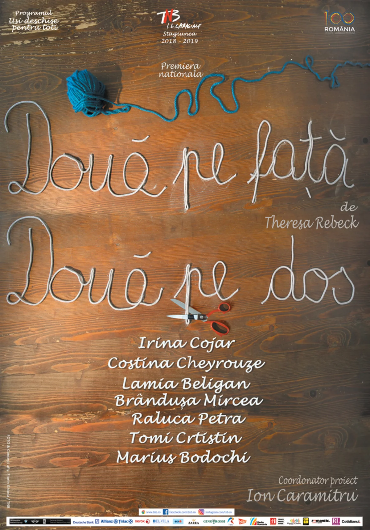 Afiș pentru Două pe față, două pe dos